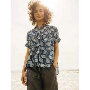 Mollusk California Sunset Buttondown Print Shirt Top M